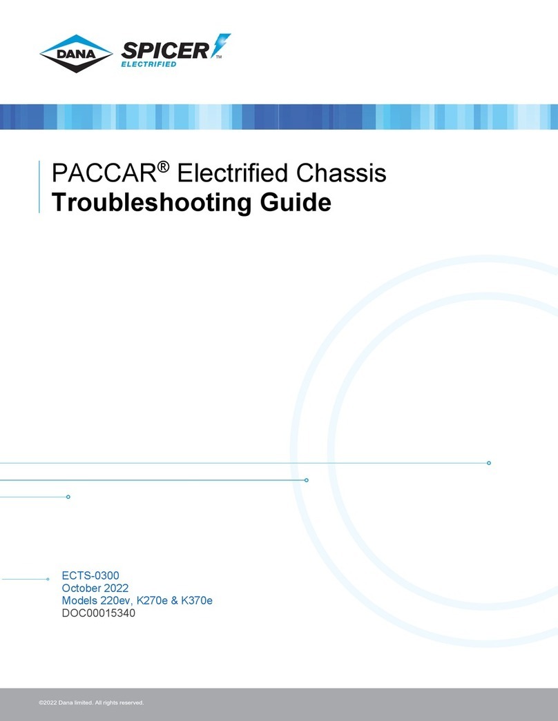 DANA SPICER PACCAR 220ev troubleshooting guide
