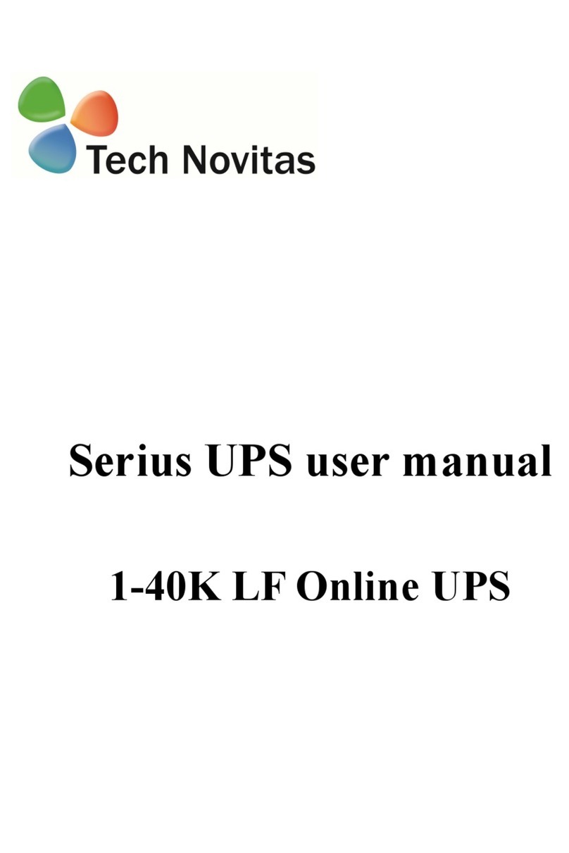 Tech Novitas Serius Series user manual