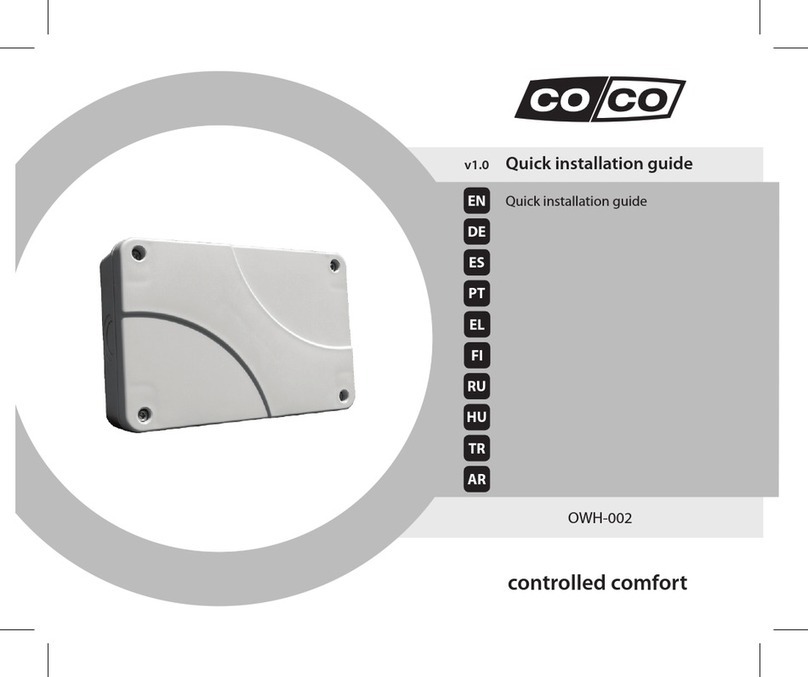 CoCo OWH-002 Quick installation guide