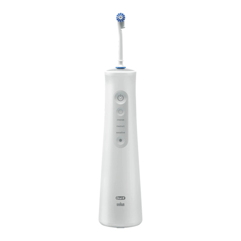 Braun Oral-B WATER FLOSSER ADVANCED User manual