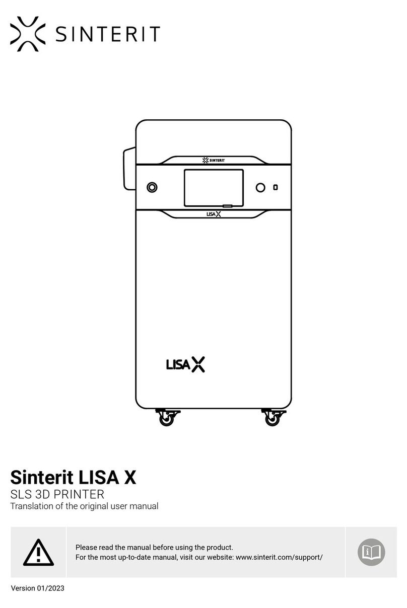 SINTERIT Lisa X Translation of the original user manual