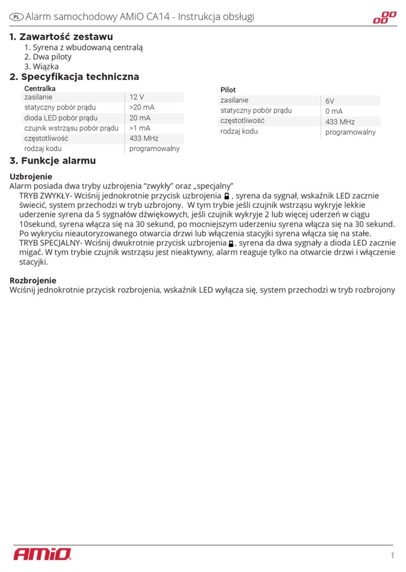 AMiO CA14 user manual