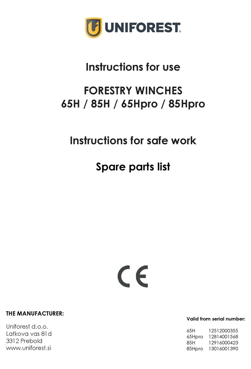 Uniforest 65H Instructions for use
