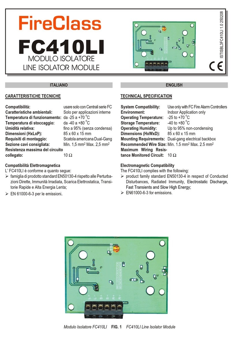 FireClass FC410LI quick start guide
