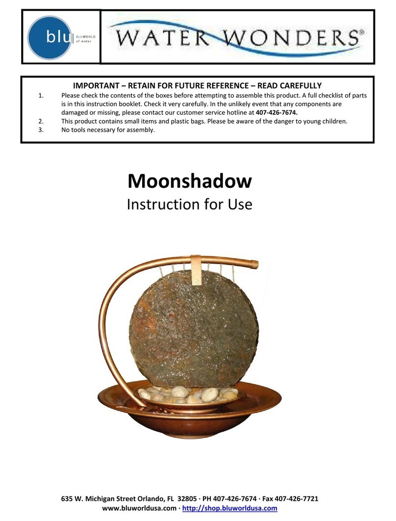 Blu WATER WONDERS Moonshadow Instructions for use