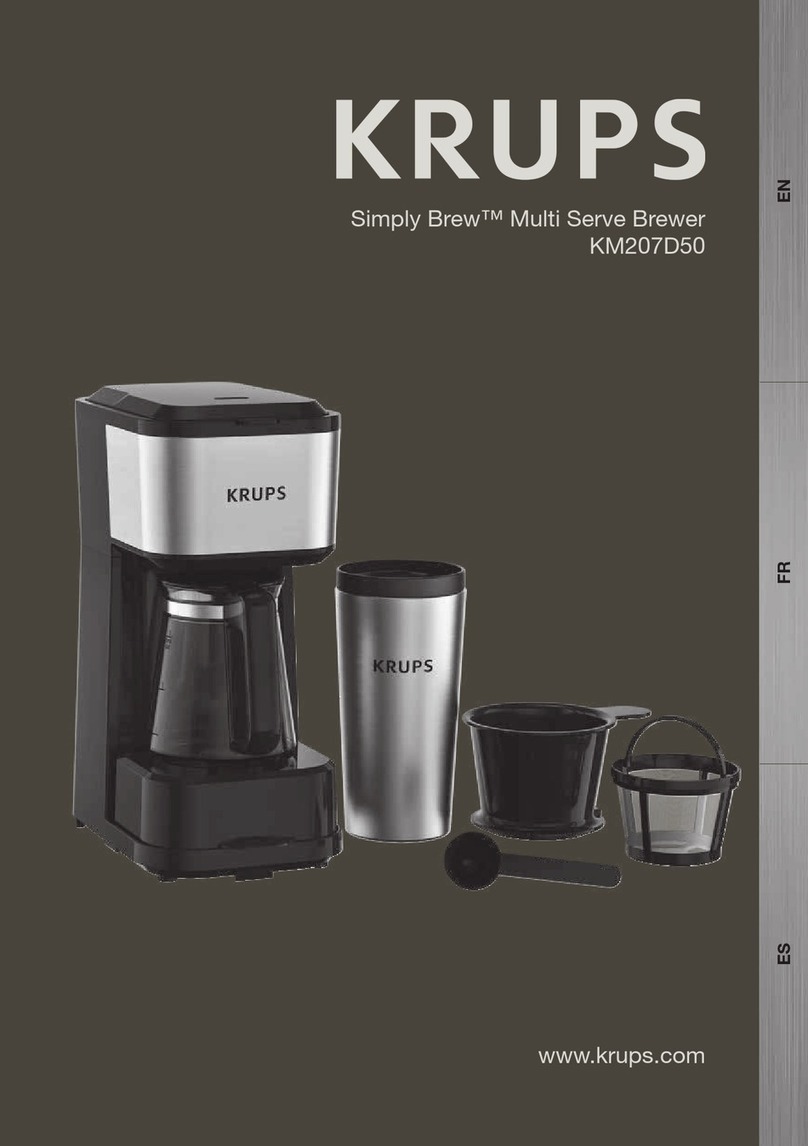 Krups Simply Brew KM207D50 manual