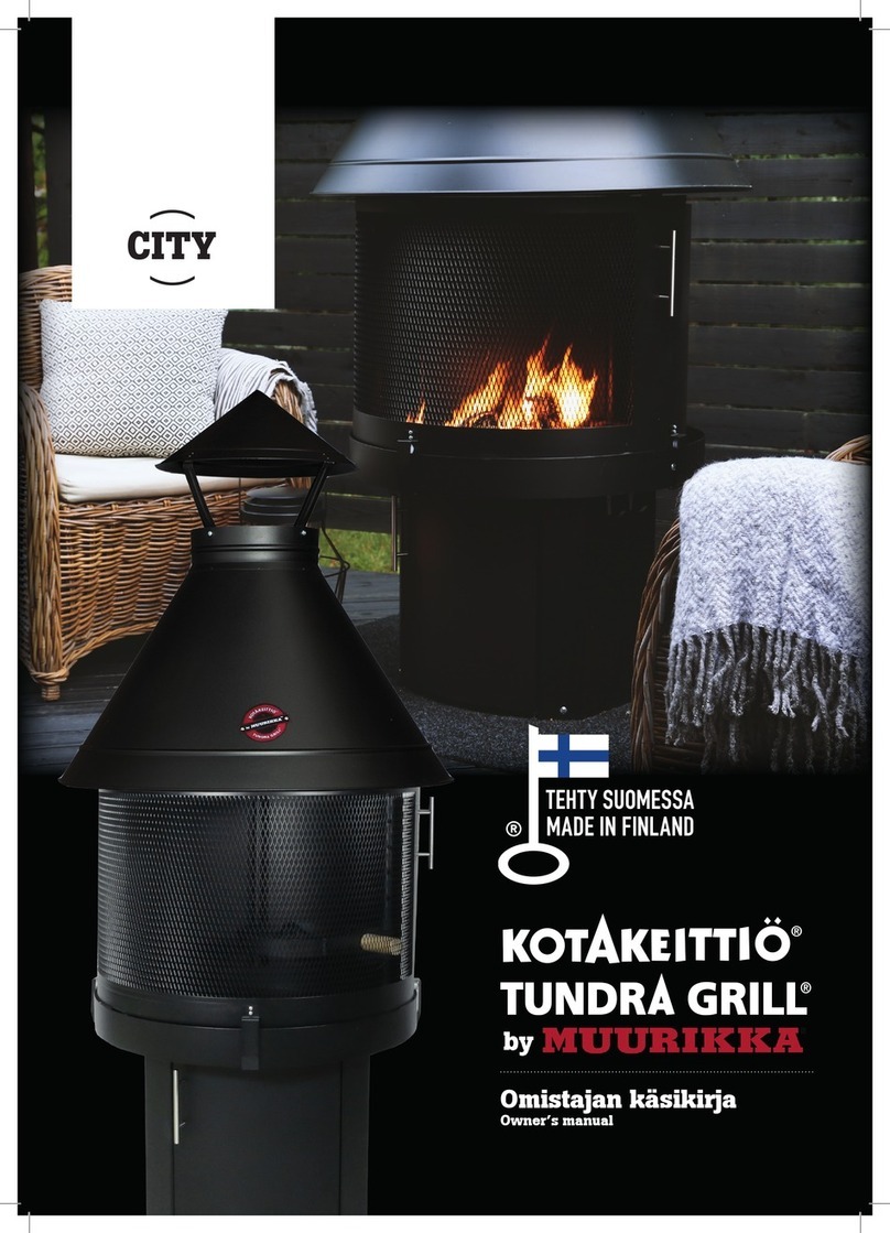 MUURIKKA KOTAKEITTIO Tundra Grill owner's manual