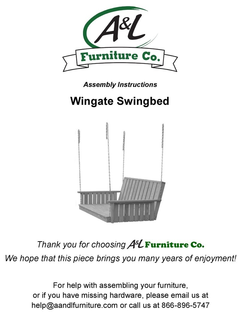 A&L Furniture Wingate Swingbed Assembly instructions
