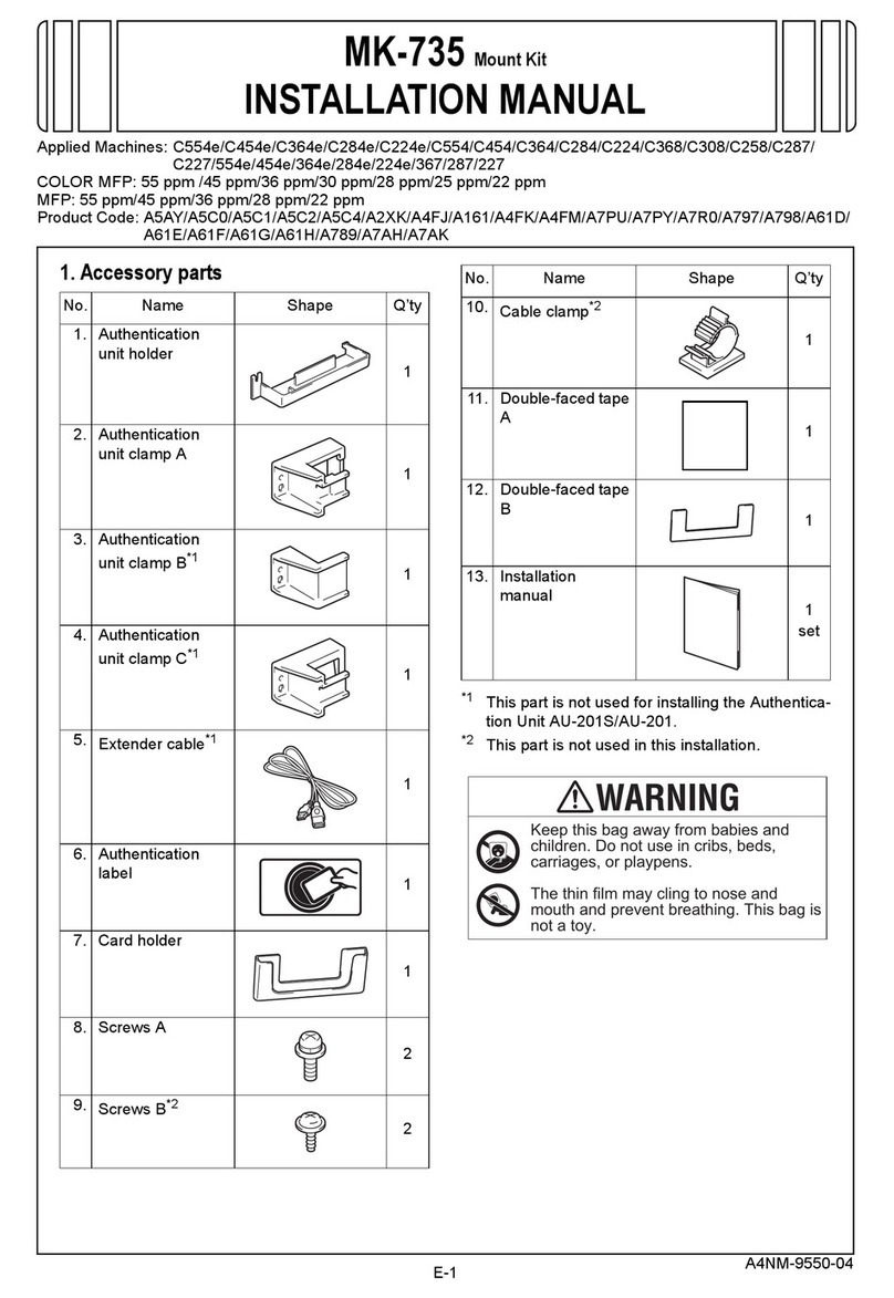 Konica Minolta MK-735 User manual