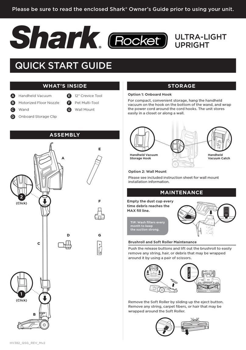 Shark Rocket User manual