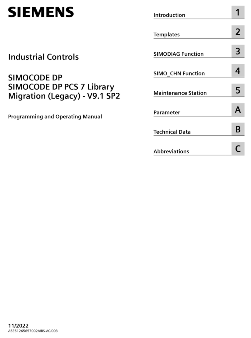 Siemens SIMOCODE DP User manual