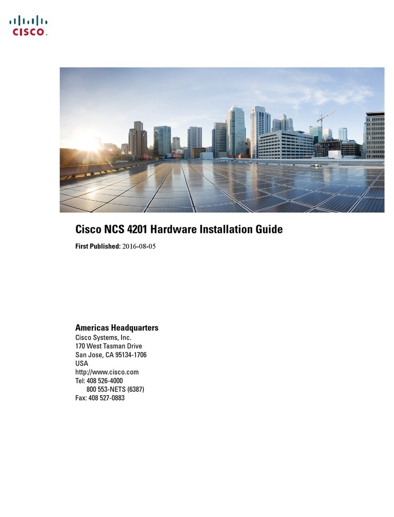 Cisco NCS 4201 Manual Cisco NCS 4201 Manual