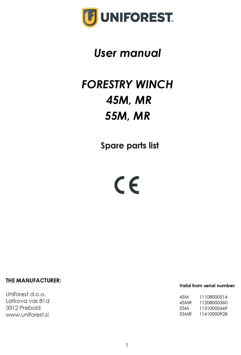Uniforest 45M user manual Uniforest 45M user manual