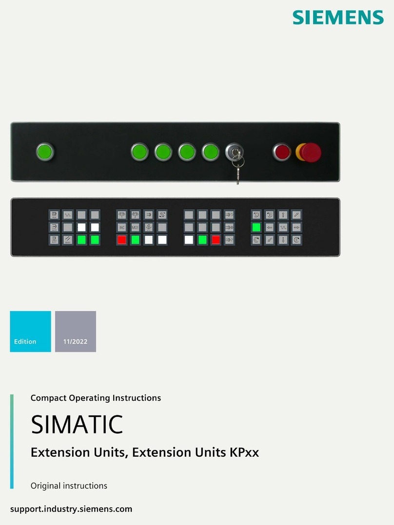 Siemens SIMATIC KP Series User manual