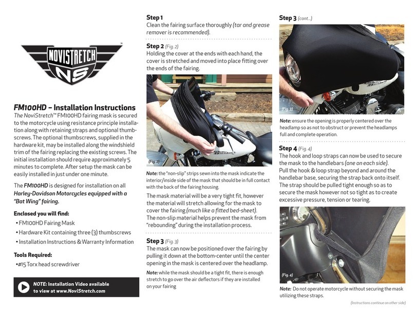 NOVISTRETCH FM100HD installation instructions