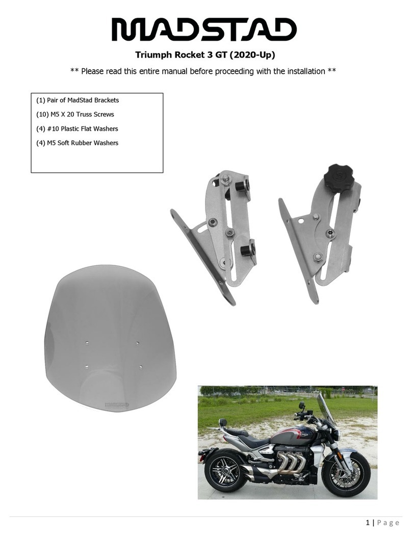 MAD STAD Rocket 3 GT quick start guide