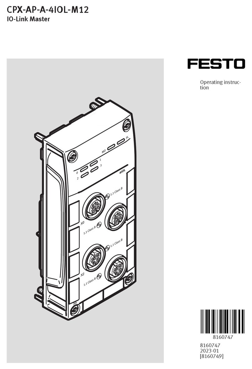 Festo CPX-AP-A-4IOL-M12 User manual