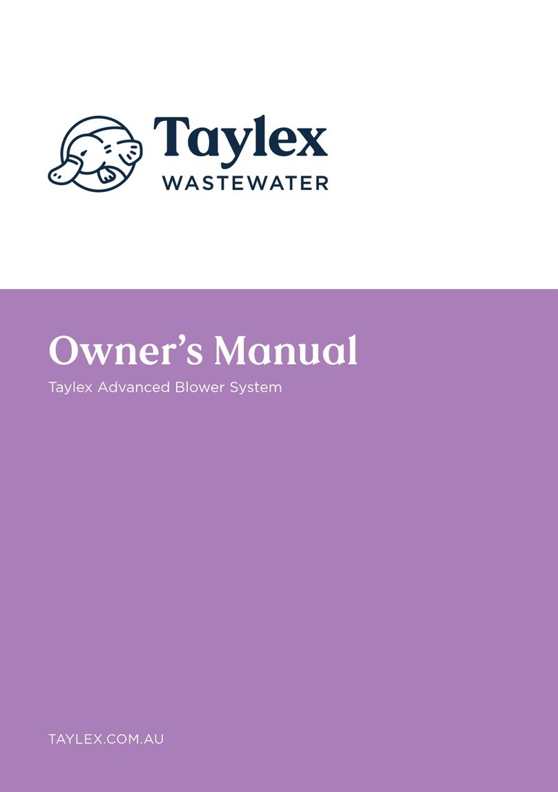 Taylex Advanced Blower System owner's manual Taylex Advanced Blower System owner's manual