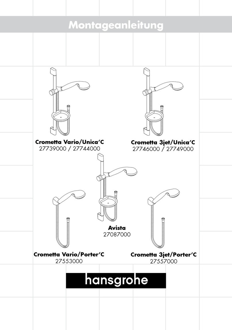 Hans Grohe Crometa Vario/Unica'C 27739000 User manual