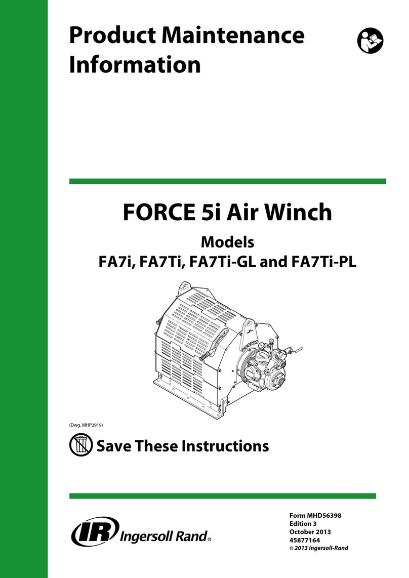 Ingersoll-Rand FORCE 5i FA7i Product Maintenance Information