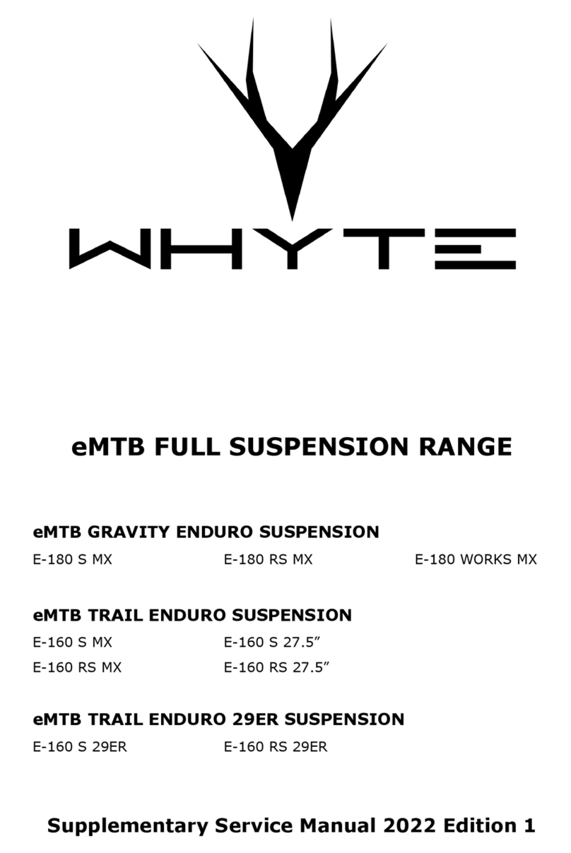 Whyte E-180 S MX Supplementary service manual
