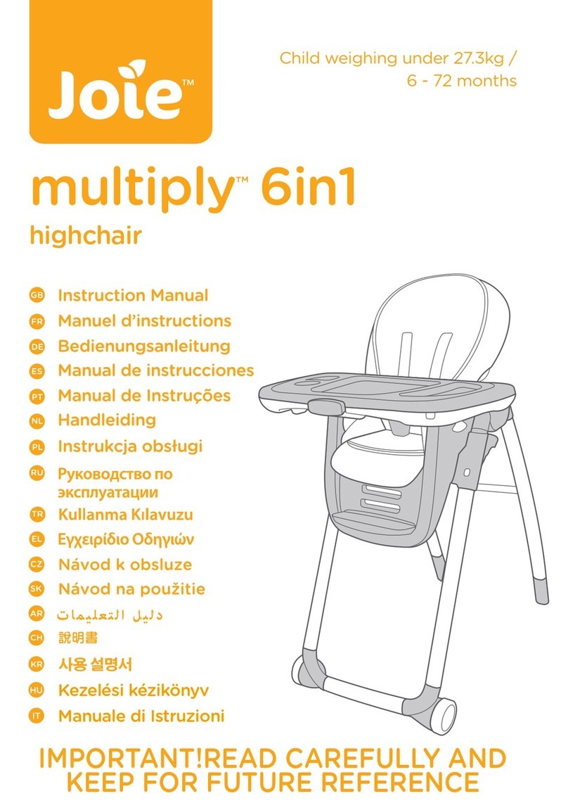 Joie multiply 6in1 User manual