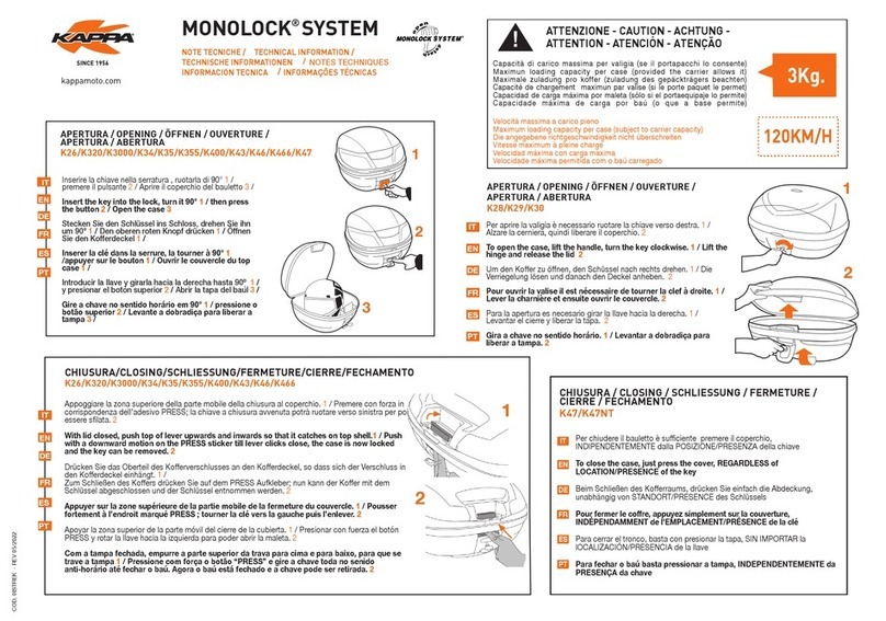 Kappa MONOLOCK K26 Manual