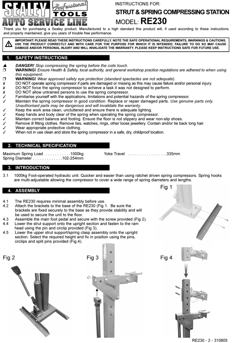 Sealey RE230 User manual