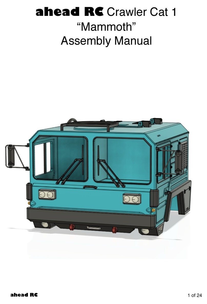 ahead RC Crawler Cat 1 User manual