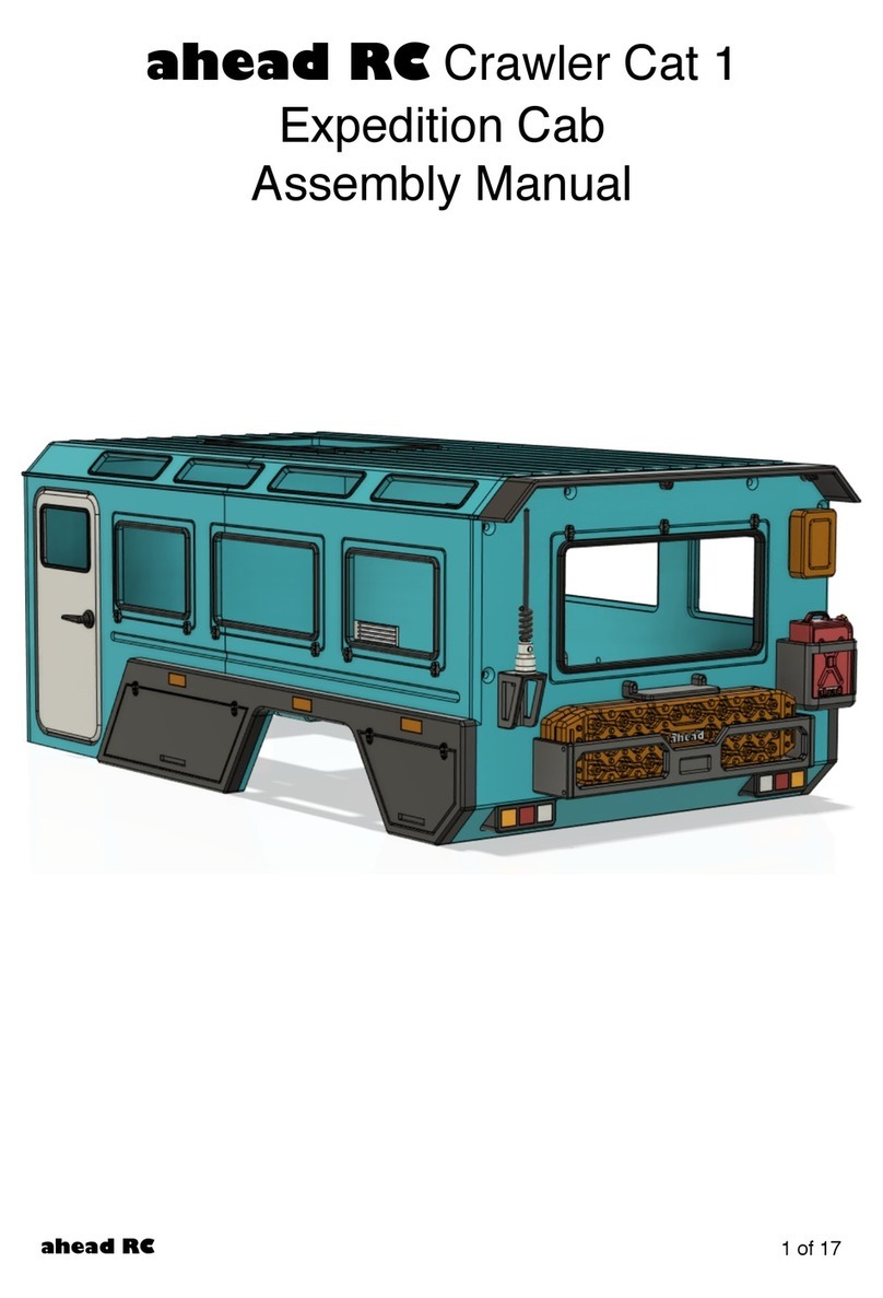 ahead RC Crawler Cat 1 Assembly manual