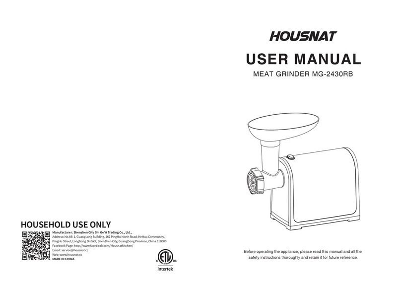 Housnat MG-2430RB User manual