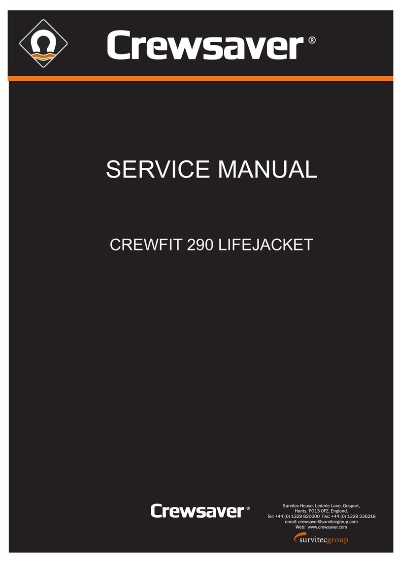 Survitec Group Crewsaver Crewfit 290N Service manual