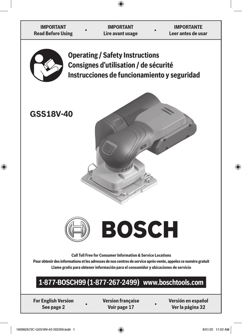 Bosch GSS18V-40 Assembly instructions