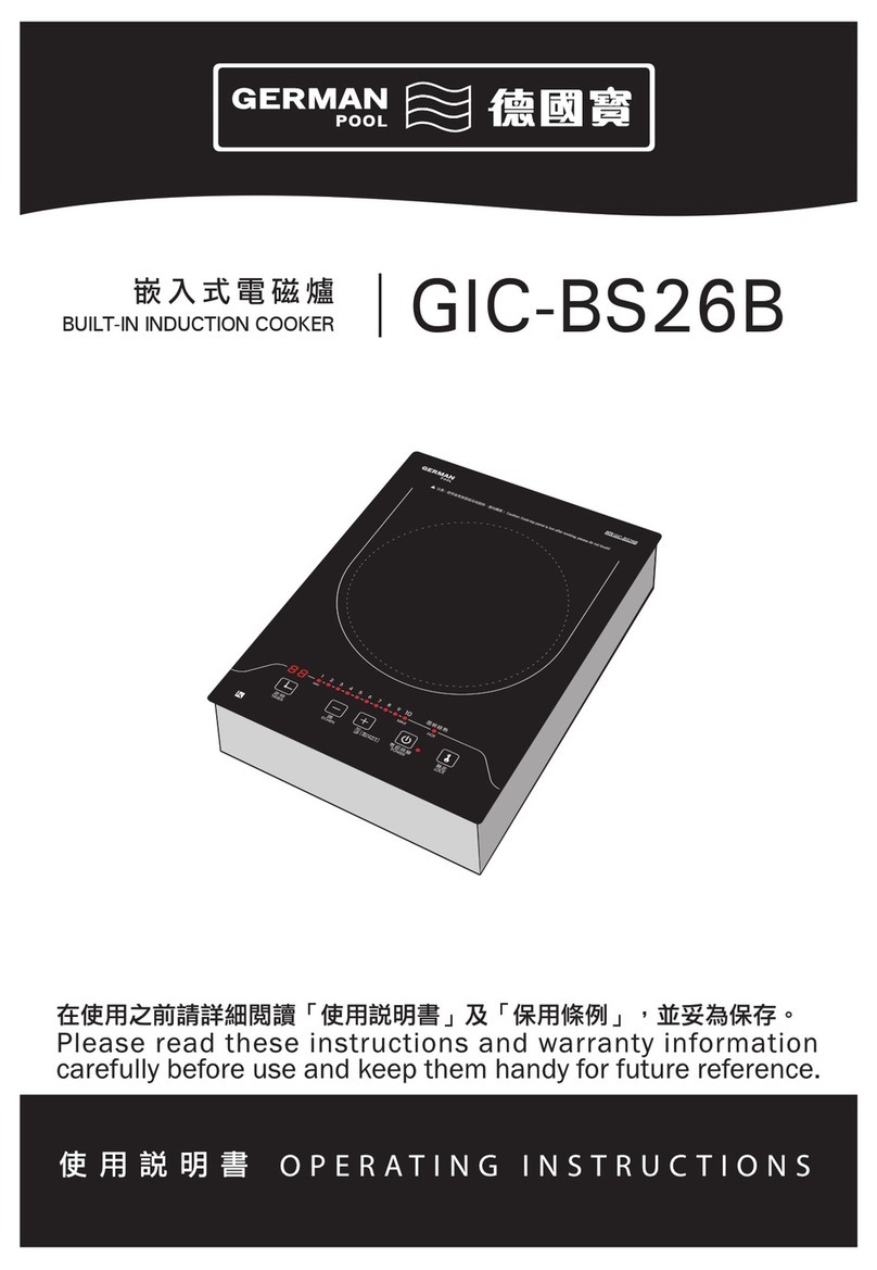 German pool GIC-BS26B operating instructions German pool GIC-BS26B operating instructions