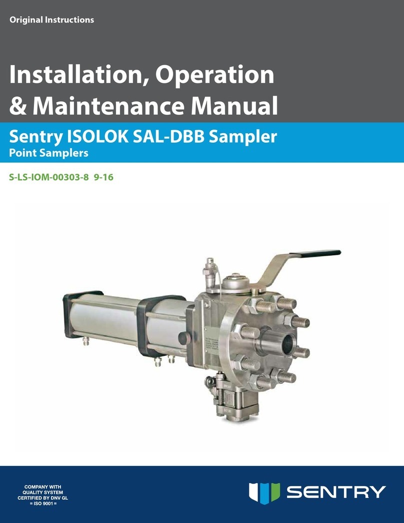 Sentry ISOLOK SAL-DBB Installation, operation & maintenance manual
