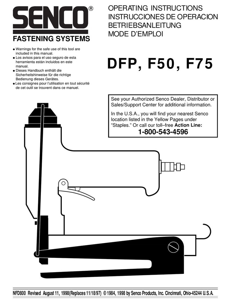 Senco DFP User manual