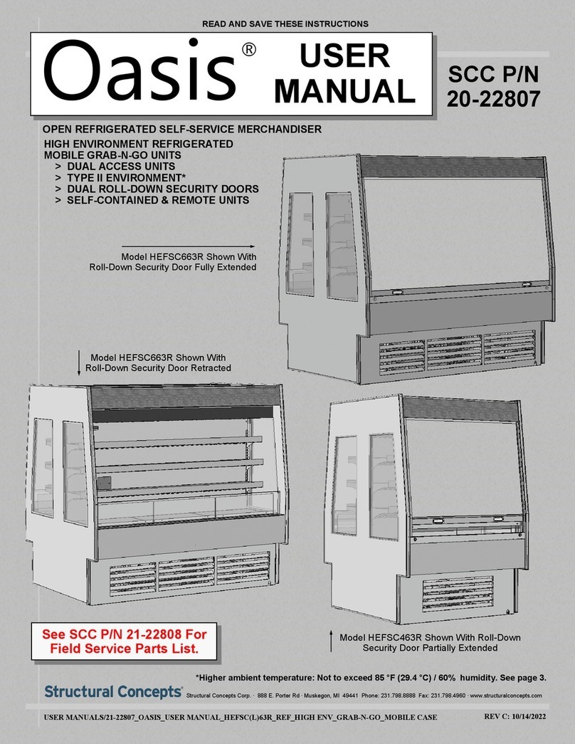 Structural Concepts Oasis HEFSC663R User manual
