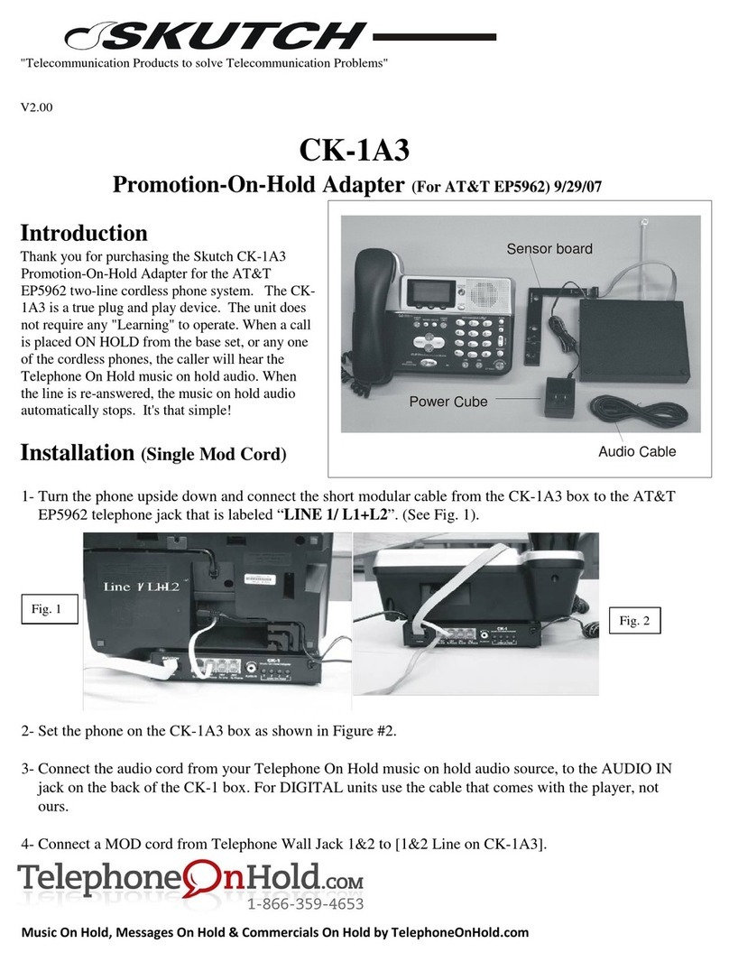 SKUTCH CK-1A3 quick start guide SKUTCH CK-1A3 quick start guide