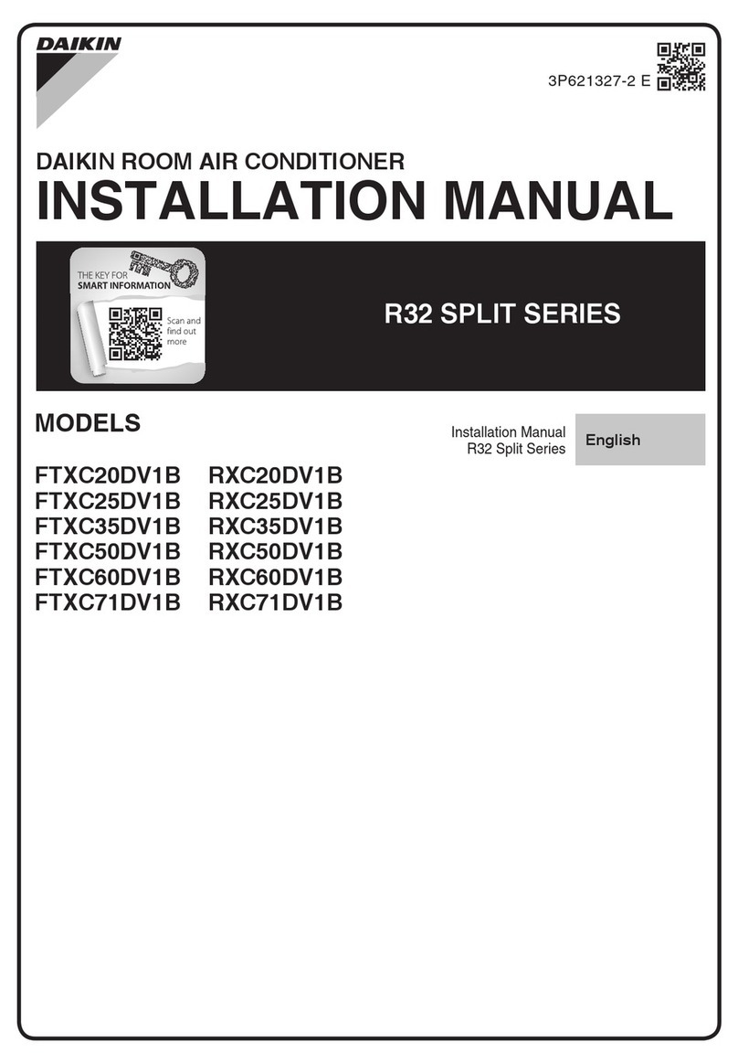 Daikin R32 Split Series User manual