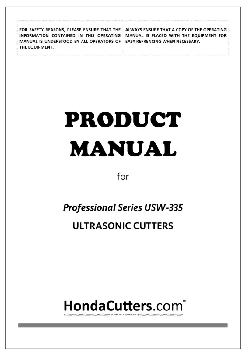 Honda Professional Series product manual