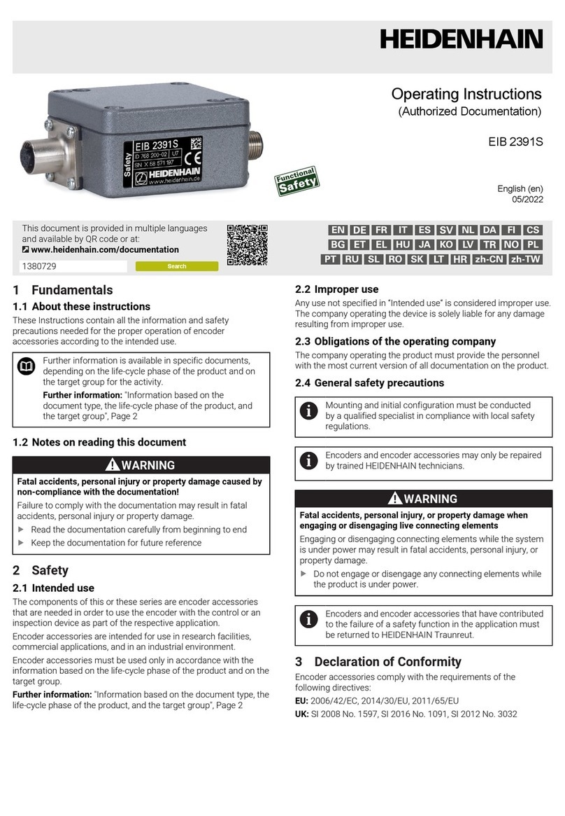 HEIDENHAIN EIB 2391S operating instructions