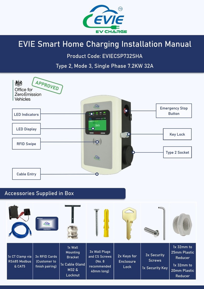 EVIE EVIECSP732SHA installation manual