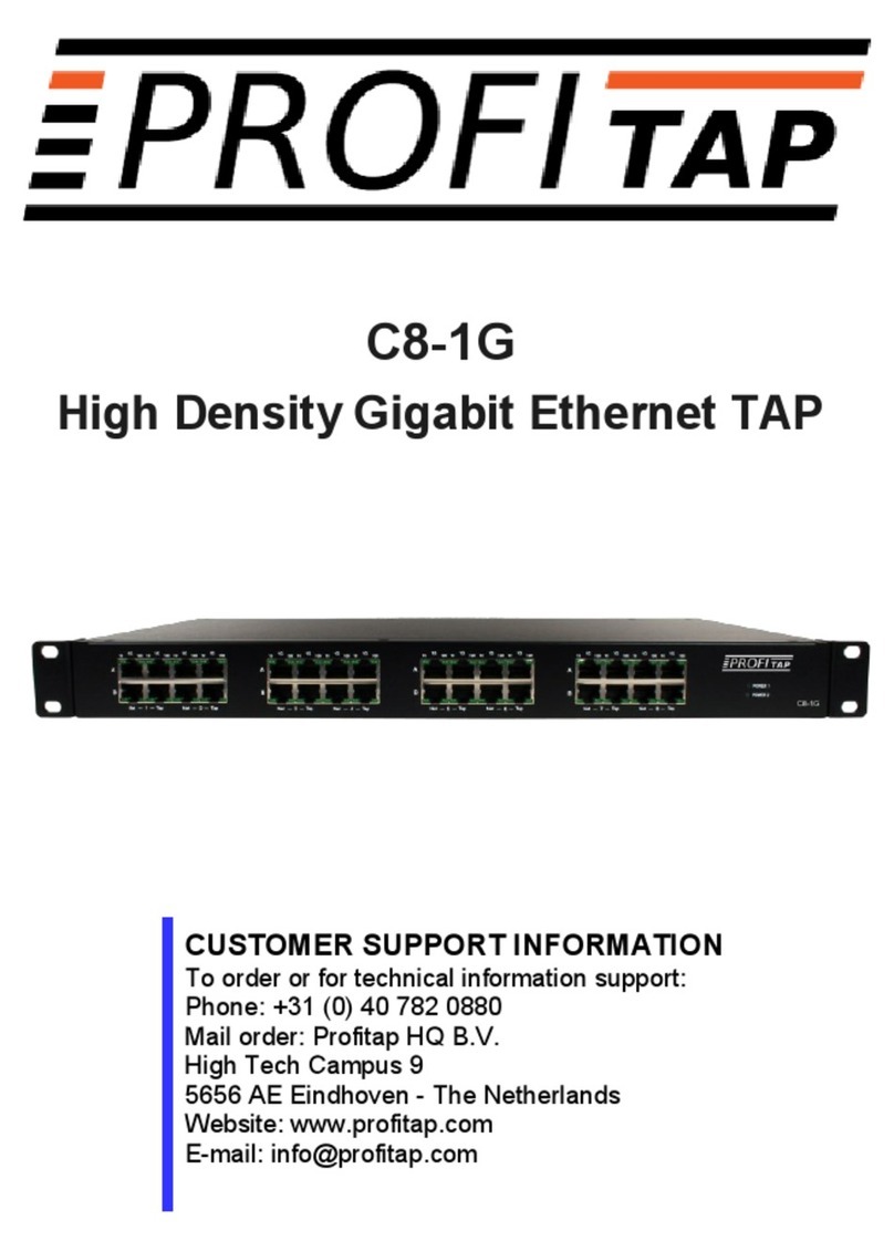 ProfiTap C8-1G manual