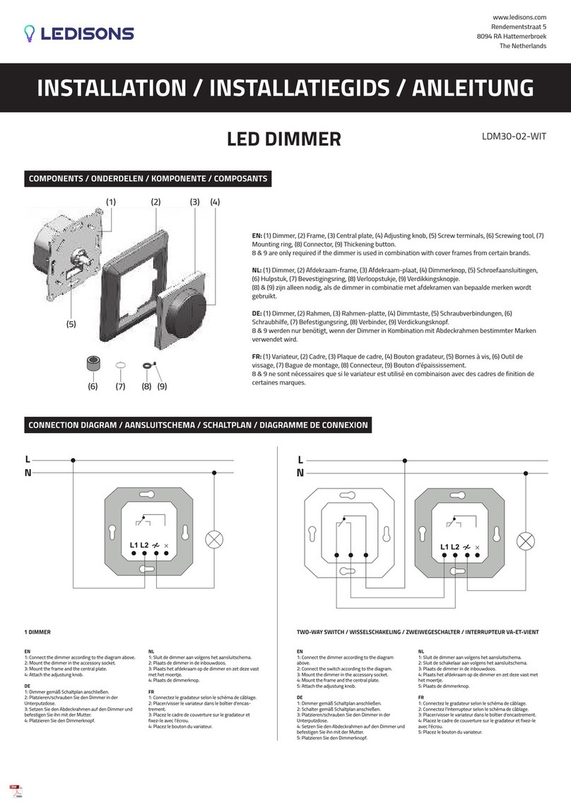 LEDISONS LDM30-02-WIT User manual