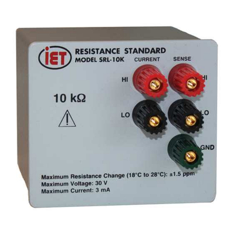 iET SRL Series Operation manual iET SRL Series Operation manual