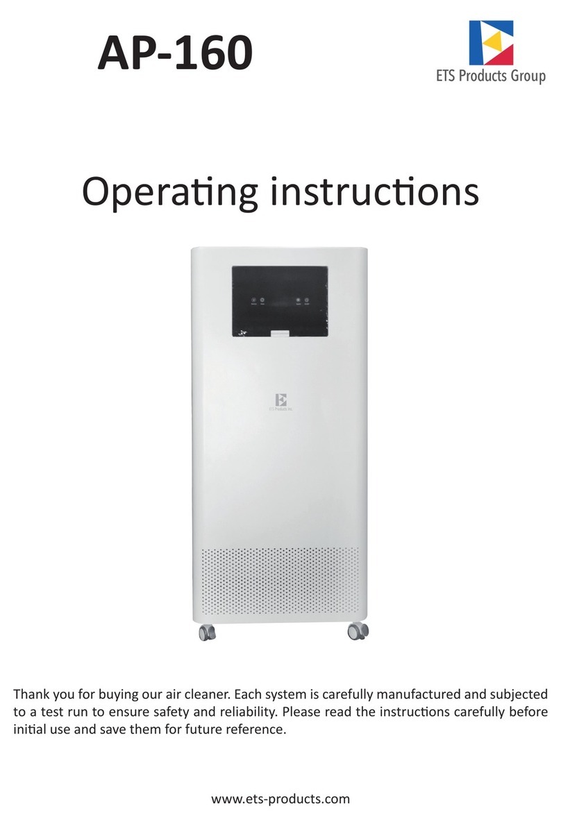 ETS AP-160 operating instructions
