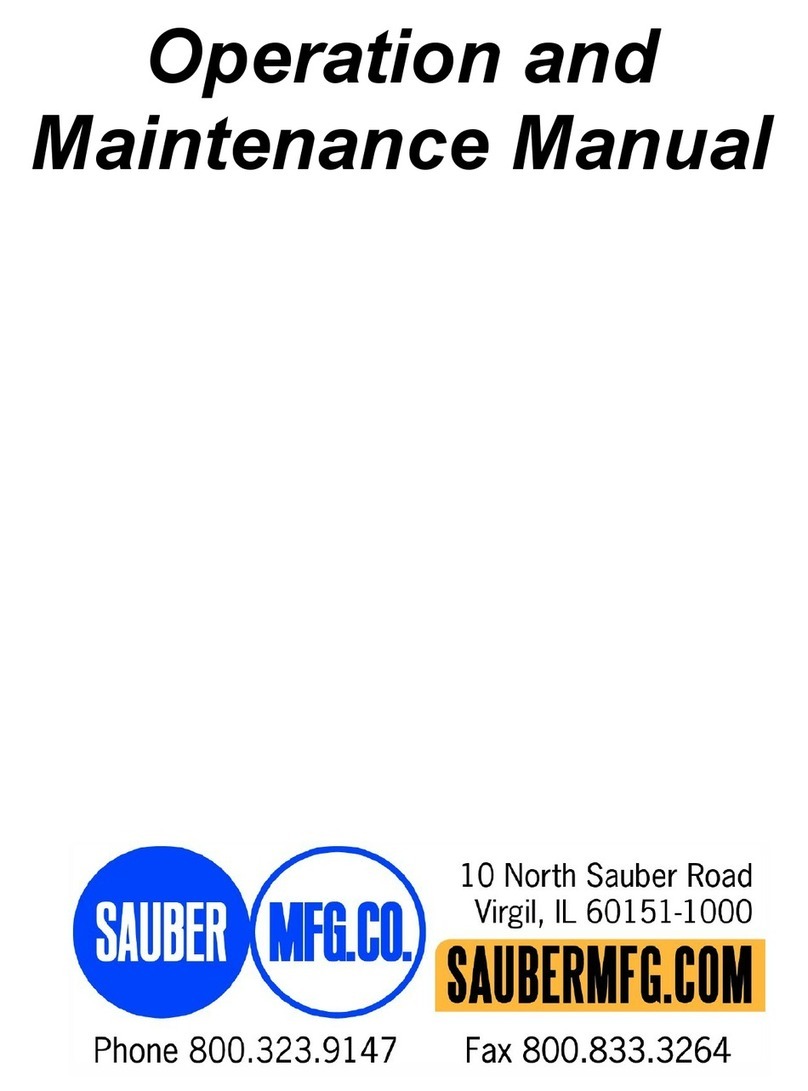 Sauber 1566 Operation and maintenance manual