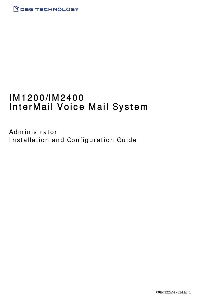 DSG Technology IM1200 Administrator Installation and Configuration Guide