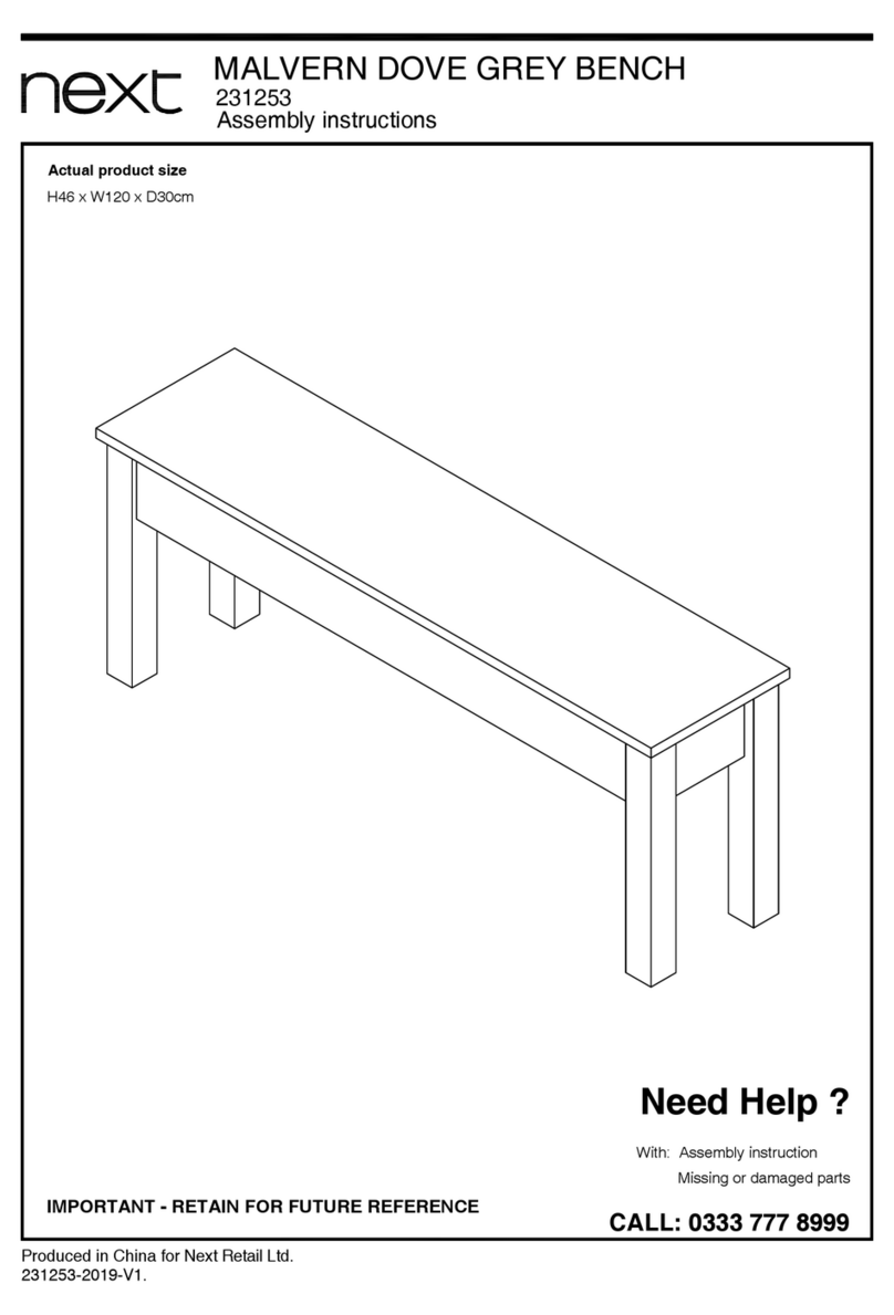 Next MALVERN 231253 User manual Next MALVERN 231253 User manual