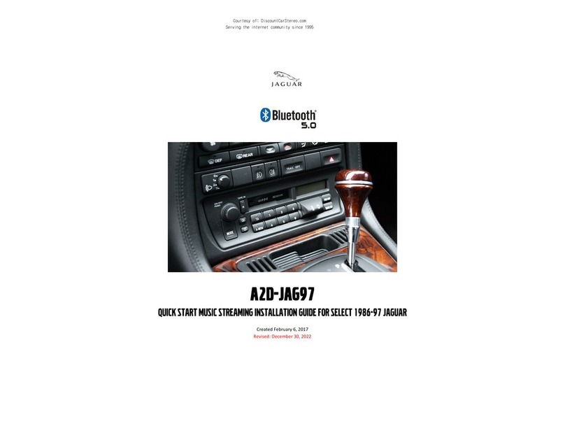 Discount Car Stereo A2D-JAG97 quick start guide